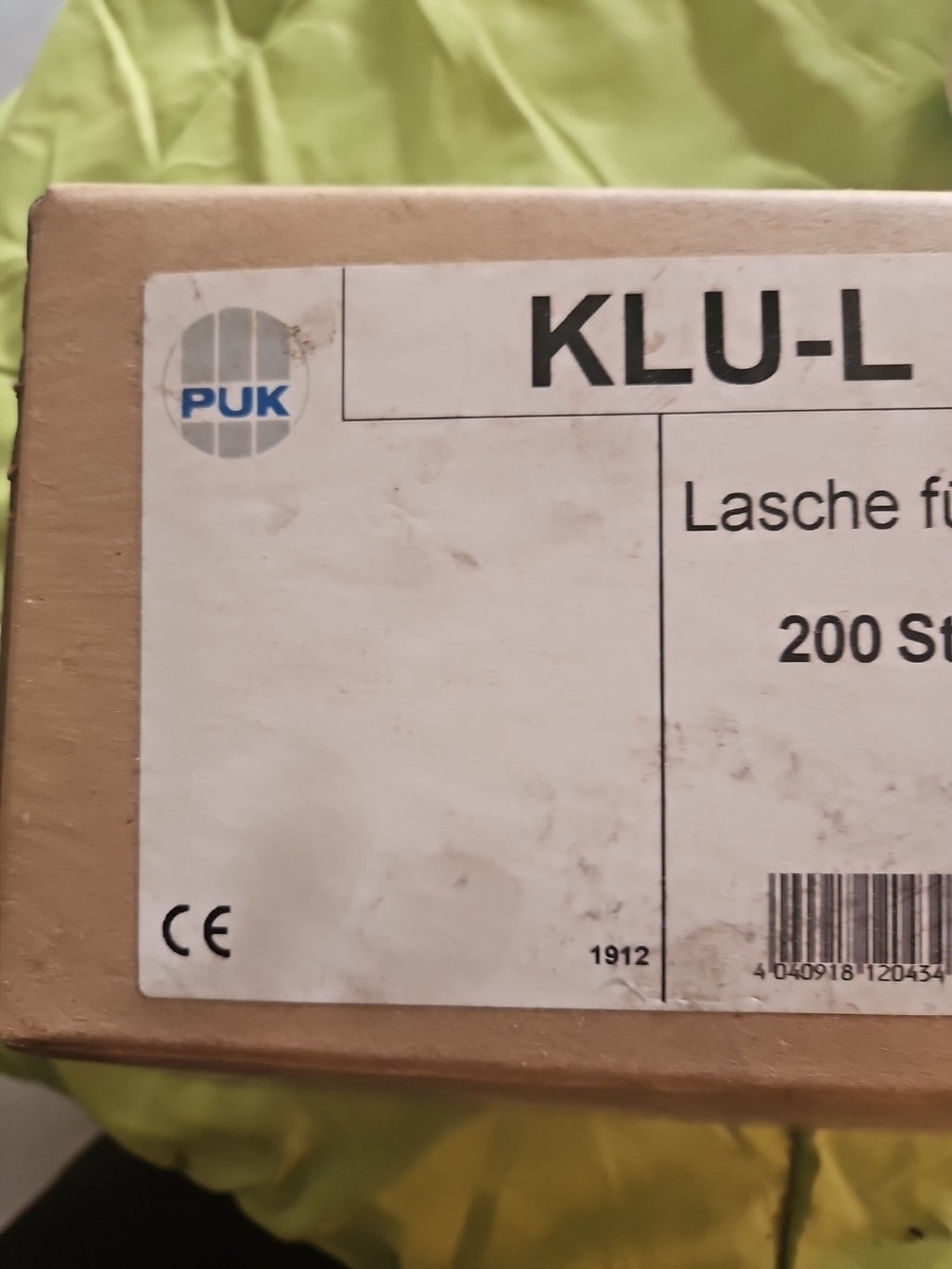 200 xPohlCon Puk Klemmbefestigung KLU F Montagematerial Stahl Klemmbefestigung