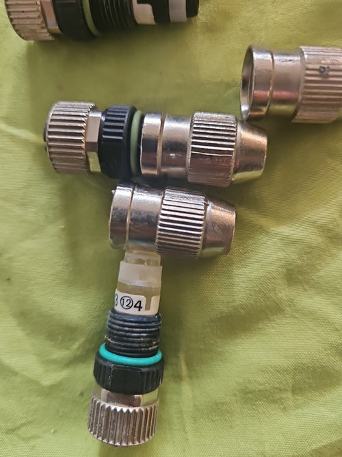 3 x Murr 7000-12601-0000000 M12 4-Pin Field Wireable Connector No Box