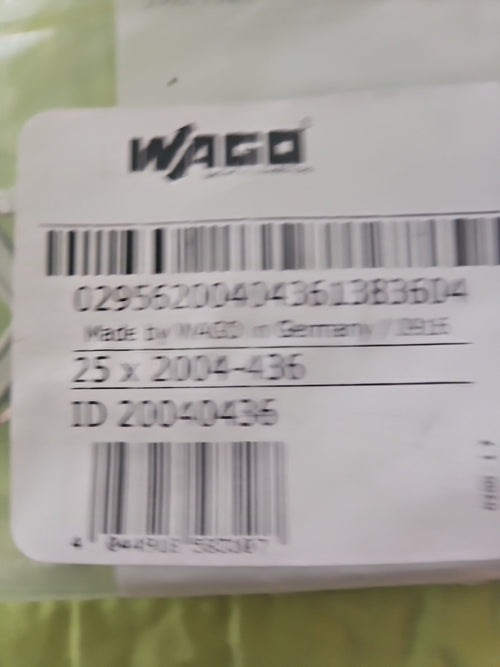 25 x Wago 2004-436 Kammbrücker 1 auf 6, lichtgrau 800V 32A (25Stk.) Neu/OVP, New