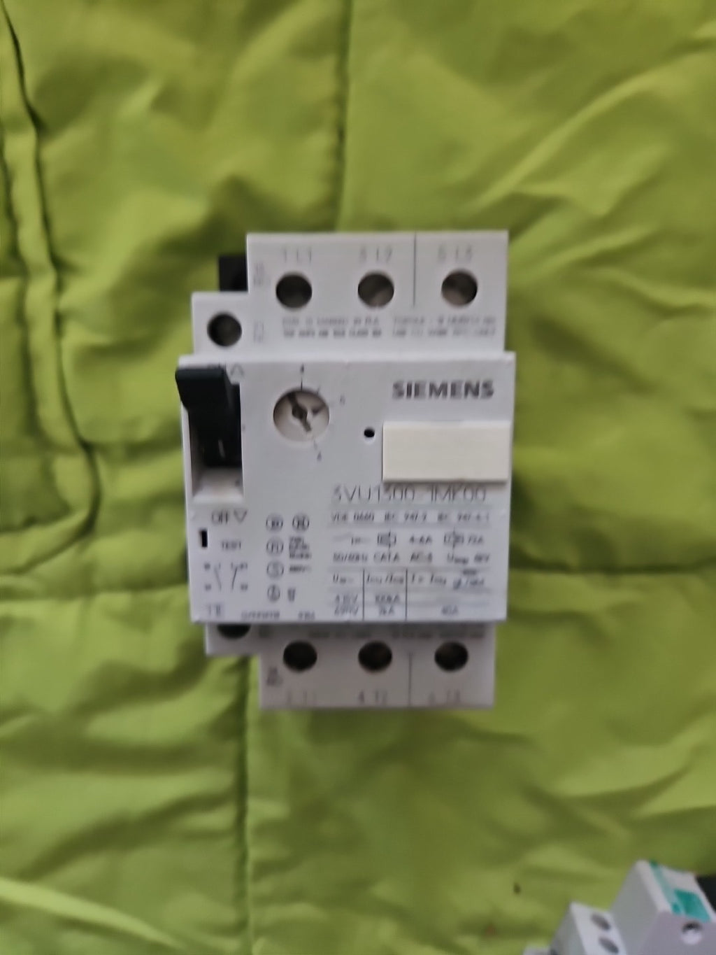 Siemens Motorschutzschalter / Leistungsschutzschalter,4A-6A 3VU1300-1MK00,tested