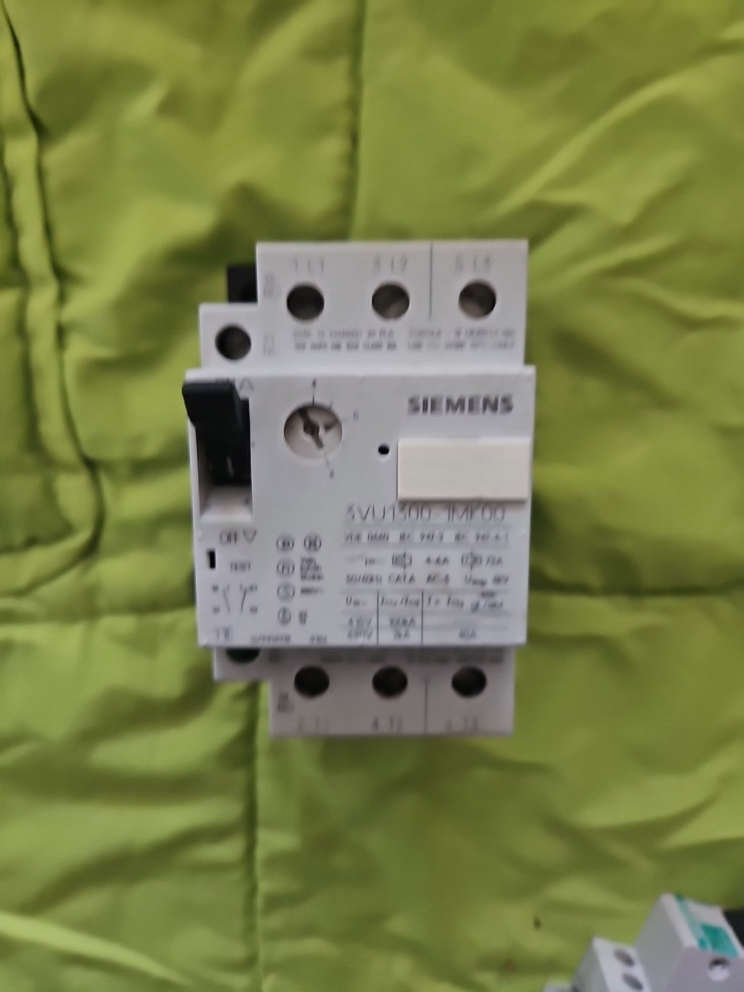Siemens Motorschutzschalter / Leistungsschutzschalter,4A-6A 3VU1300-1MK00,tested