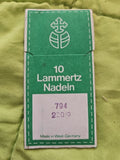 Lammertz Rundkolbennadeln System 794 CH Stärke 230/9, Neu/ovp, 10 STÜCK pro Pack