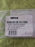 25 x Wago 2004-436 Kammbrücker 1 auf 6, lichtgrau 800V 32A (25Stk.) Neu/OVP, New