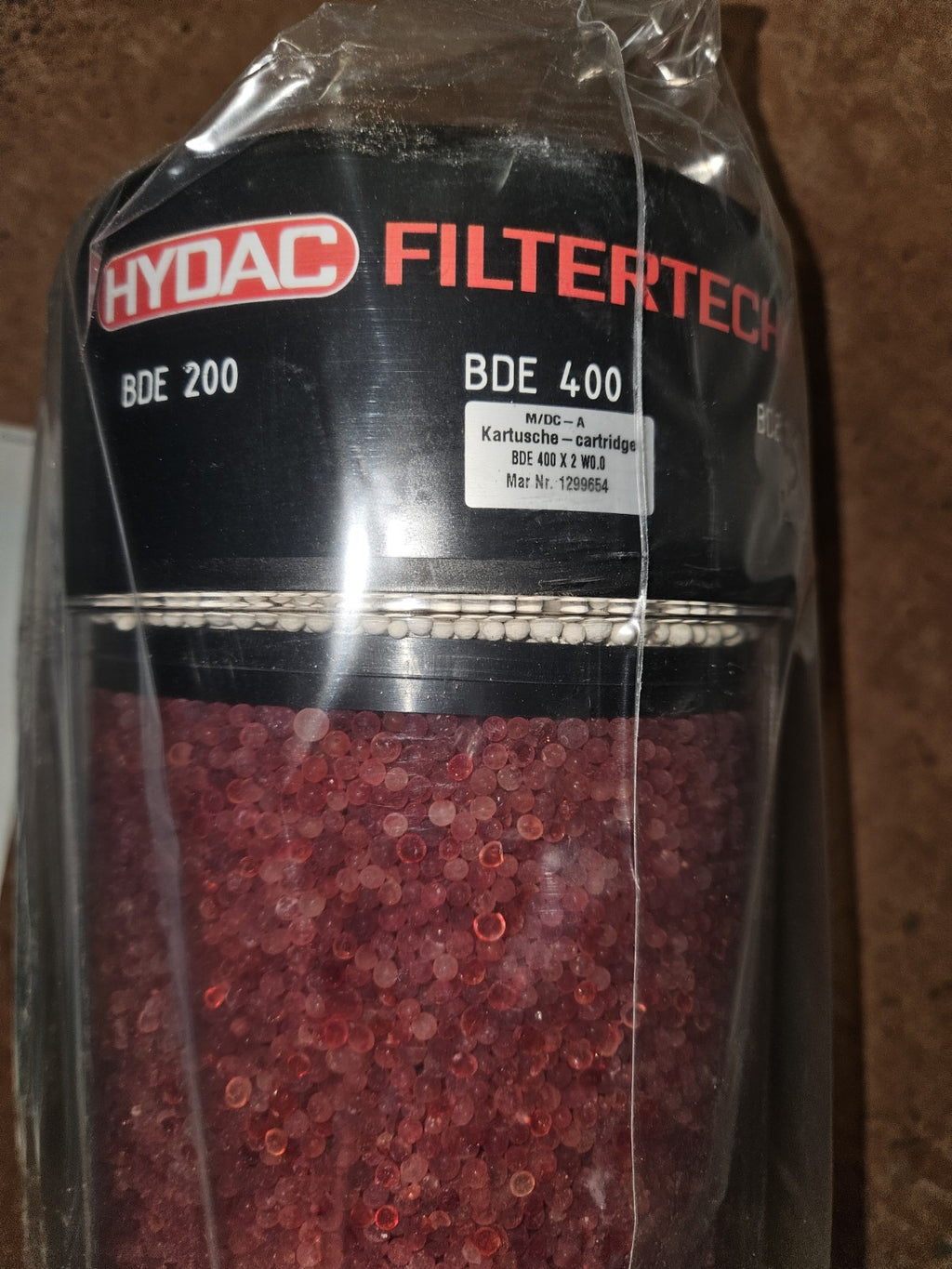 HYDAC Filter ELEMENT,.Filterpatrone 1299654 BDE 400 x 2 W0.0 BRAND NEW, Neu/Ovp