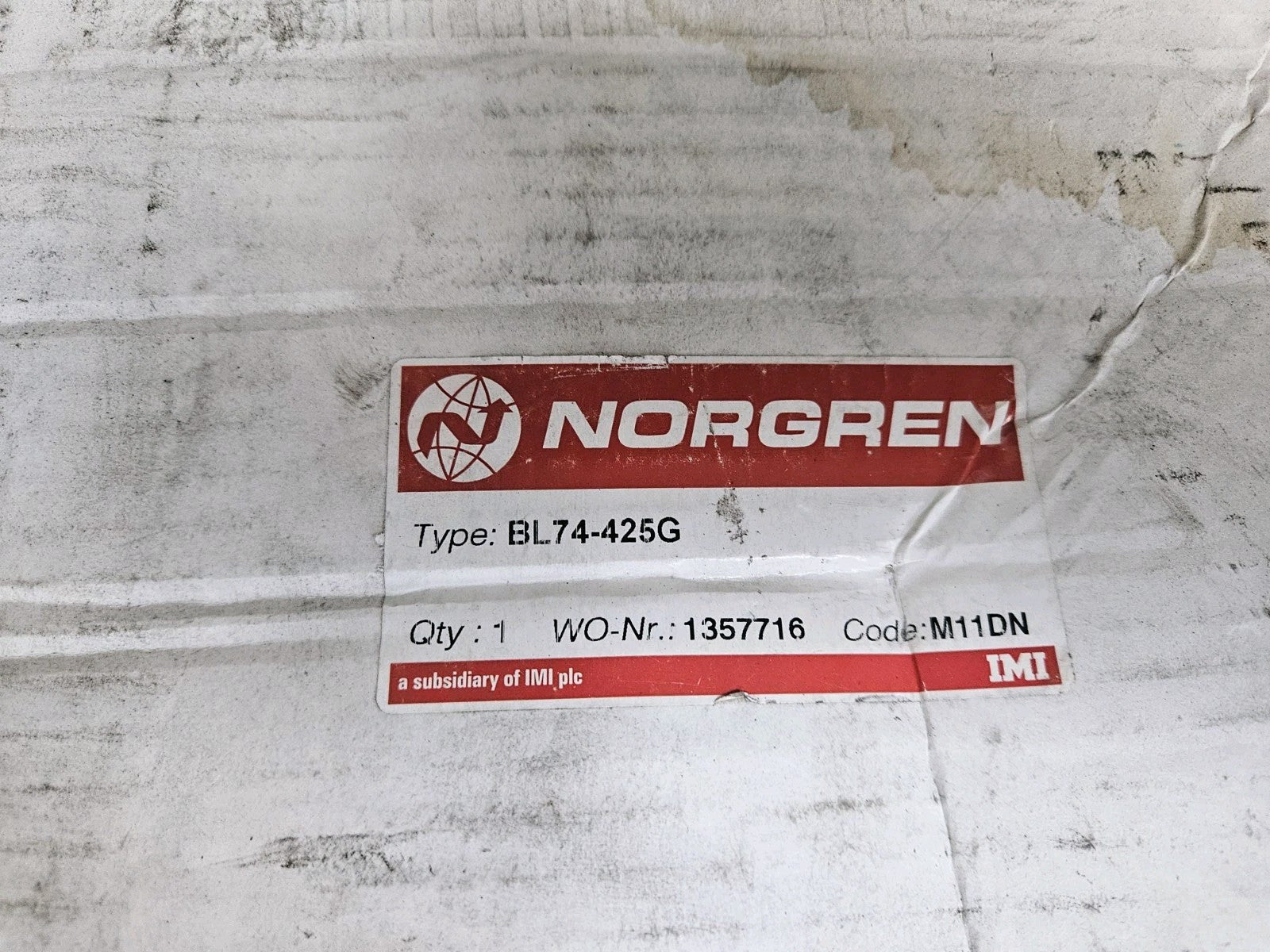 1x Norgren BL74-425G Excelon L74M-4GP-QPN, B74G-4GK-OP3-RMN, New In Box, Neu/ovp