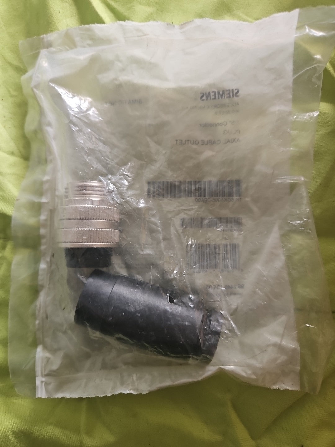 Siemens Stecker 6GK1905-0FA00, Plug, Axial Cable Outlet 7/8", New Sealed, Neu