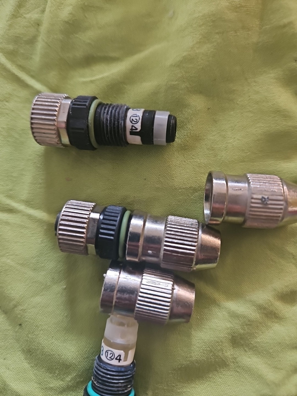 3 x Murr 7000-12601-0000000 M12 4-Pin Field Wireable Connector No Box