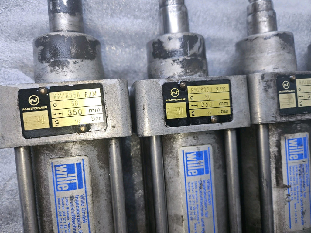 Martonair RM/8050 R/M Pneumatic Cylinder 16bar Hub 350mm, Durchmesser 50mm Used