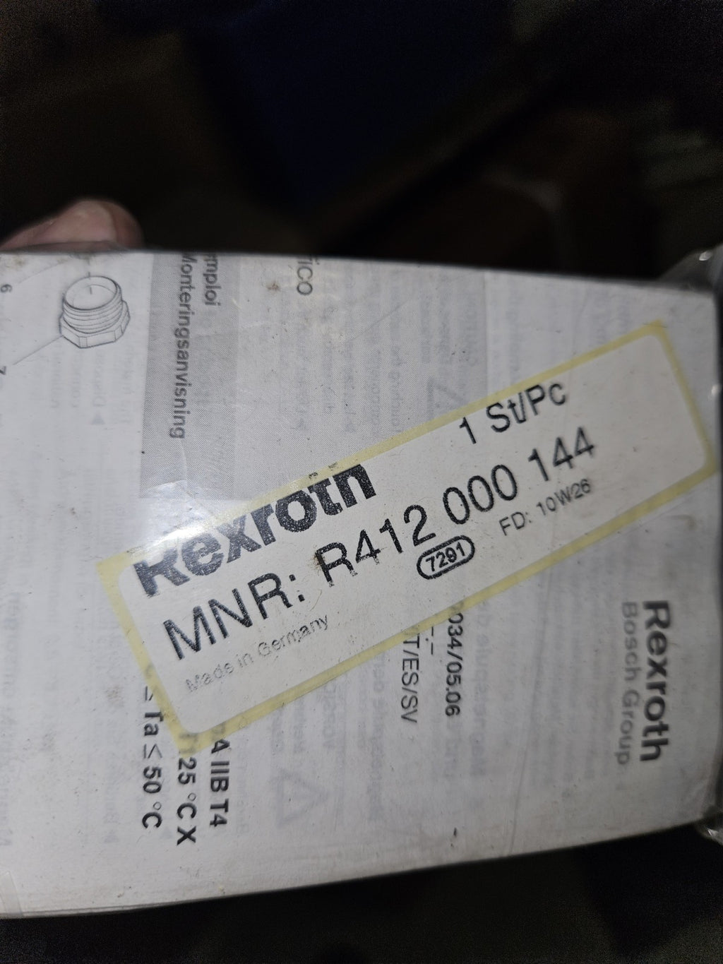 AVENTICS Rexroth R412000144 Neu/ovp, New In Box, Unused, Unbenutzt