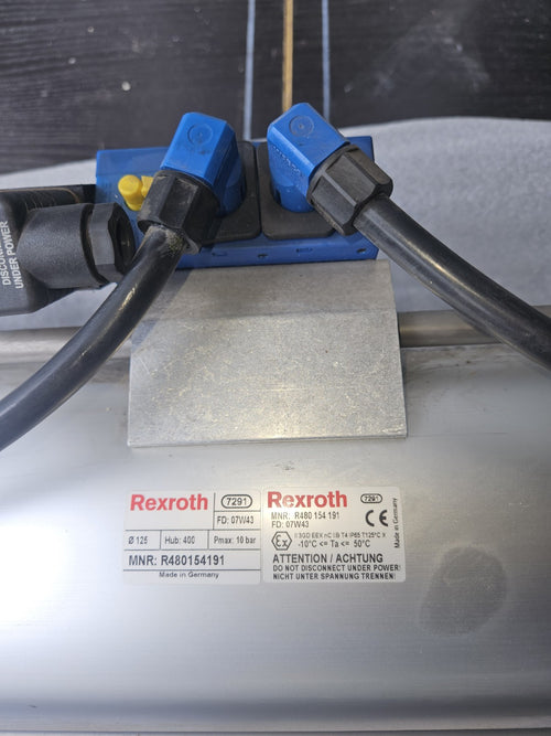 1 x New, unused Rexroth HYDRAULIC Cylinder 10barMNR: R480154191, Ø125, Hub 400