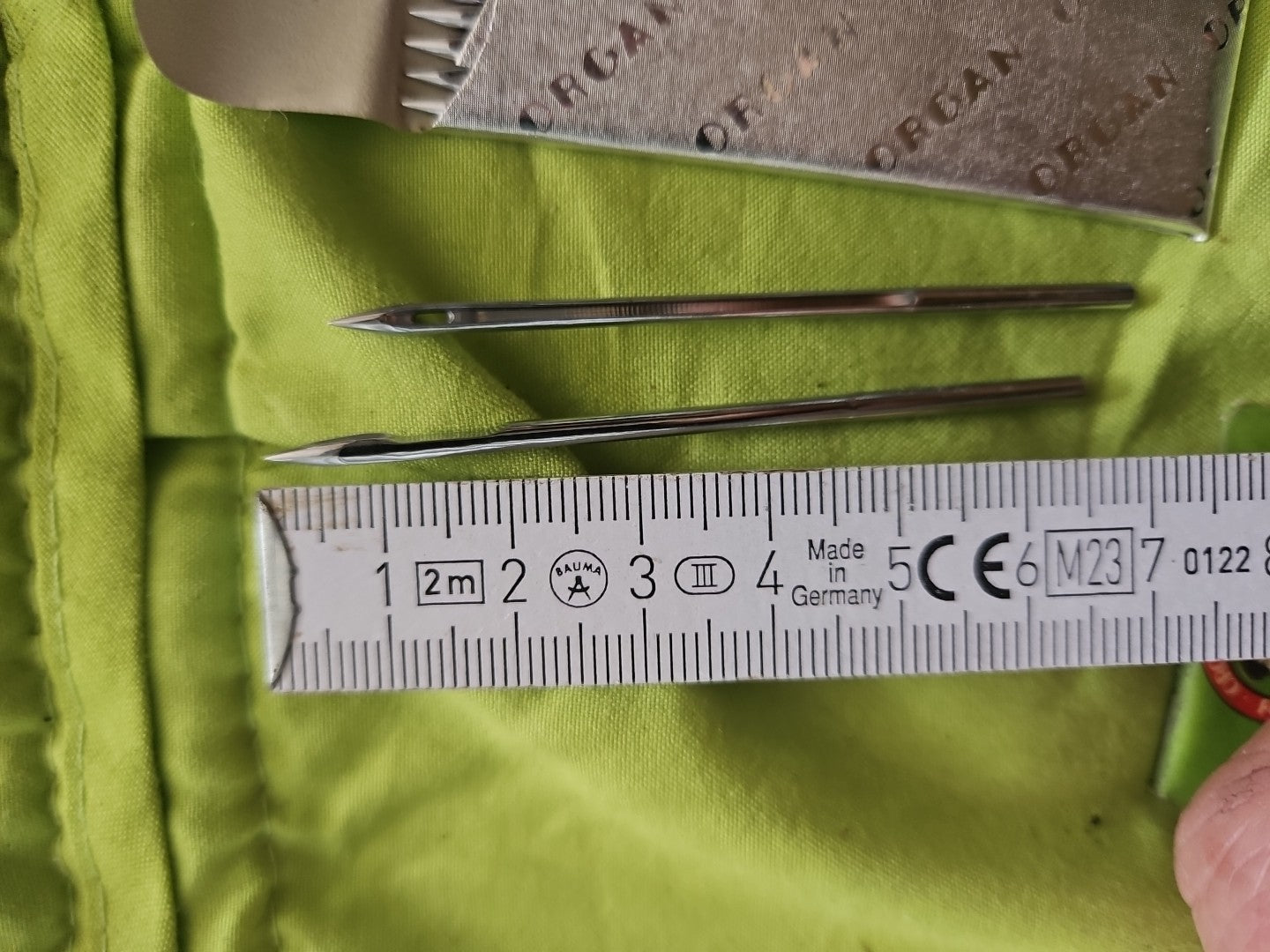 10 x Organ NEEDLES 794H 220 Industrial Sewing Machine Needles, new Old Stock