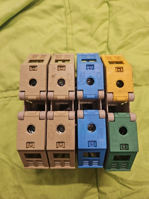 5 x Weidmüller WDU 70/95, WPE 70/95 Durchgangs-Reihenklemme, Schraubanschluss