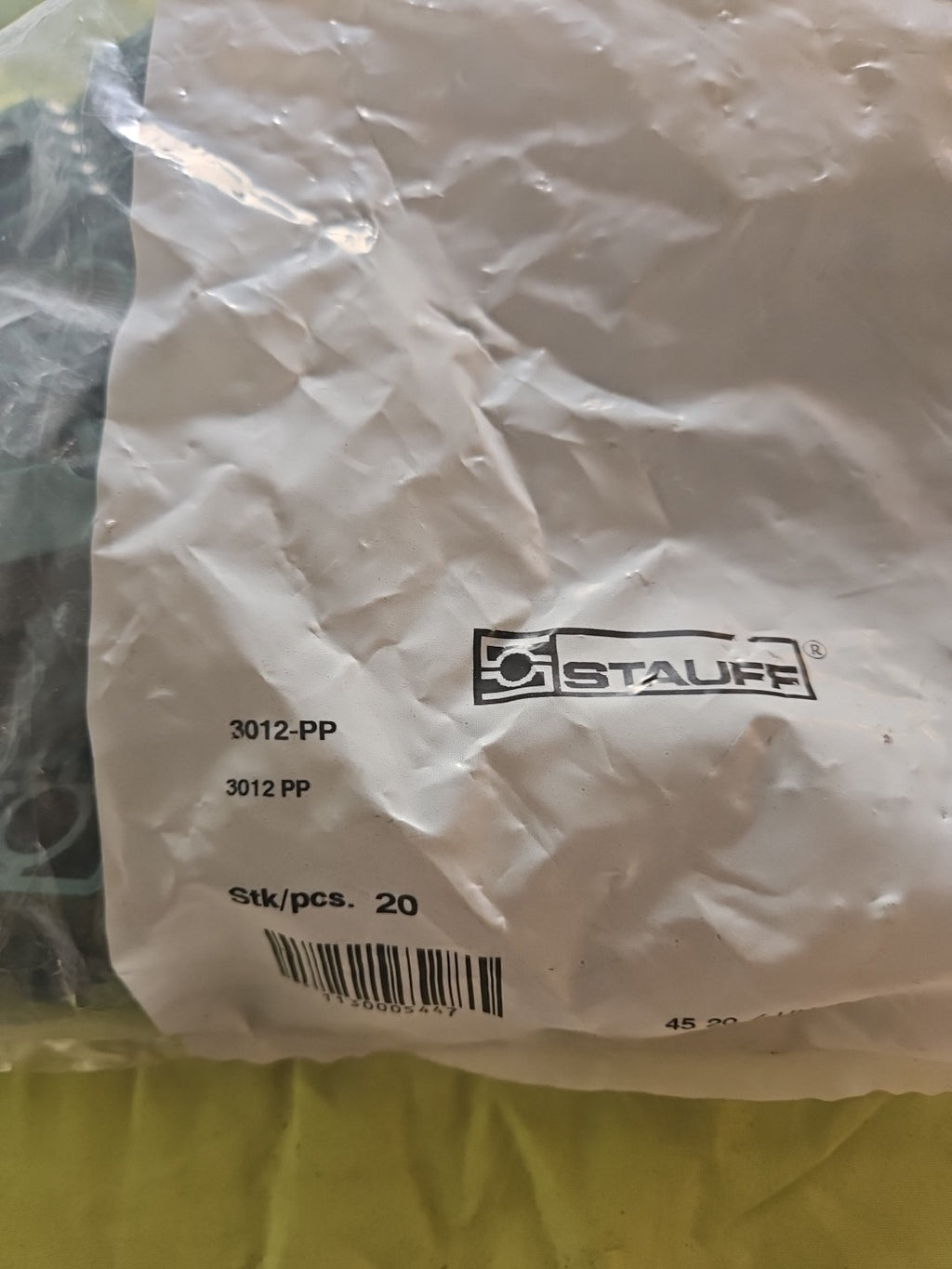 20 x Stauff 3012-PP, 1130005447,Rohrschelle Schlauchschelle, Neu/ovp