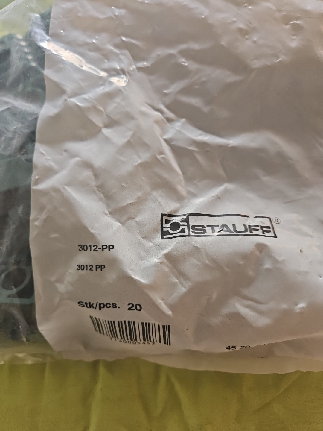 20 x Stauff 3012-PP, 1130005447,Rohrschelle Schlauchschelle, Neu/ovp