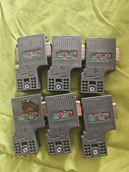 6 x Siemens 6ES7972-0BA52-0XA0 Stecker Simatic Profibus DP + 1 x 6GK 1 500-0FC10