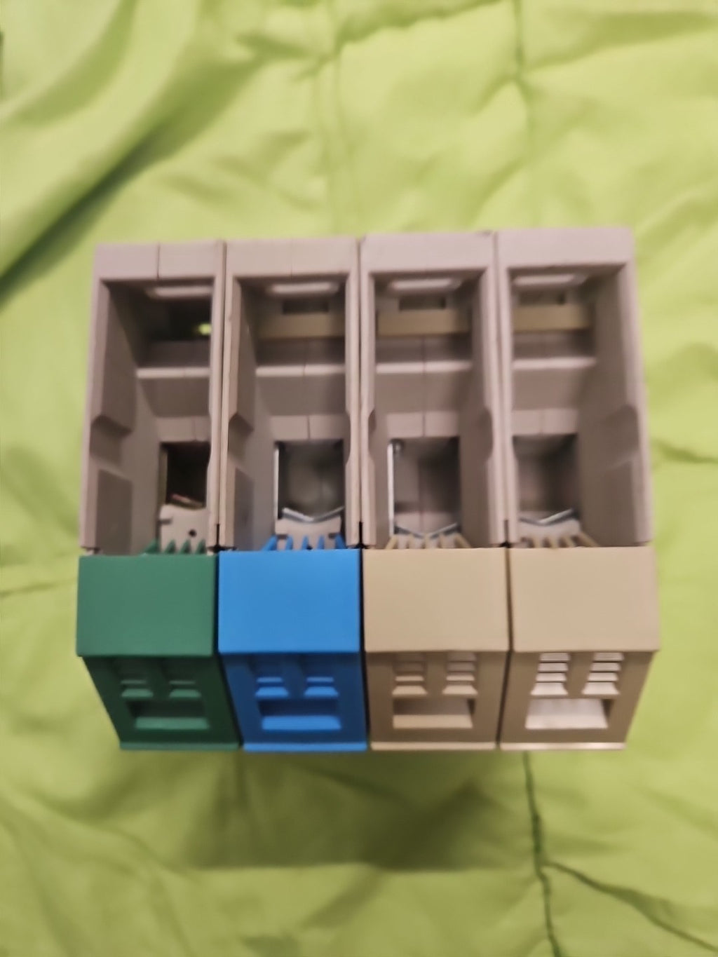5 x Weidmüller WDU 70/95, WPE 70/95 Durchgangs-Reihenklemme, Schraubanschluss