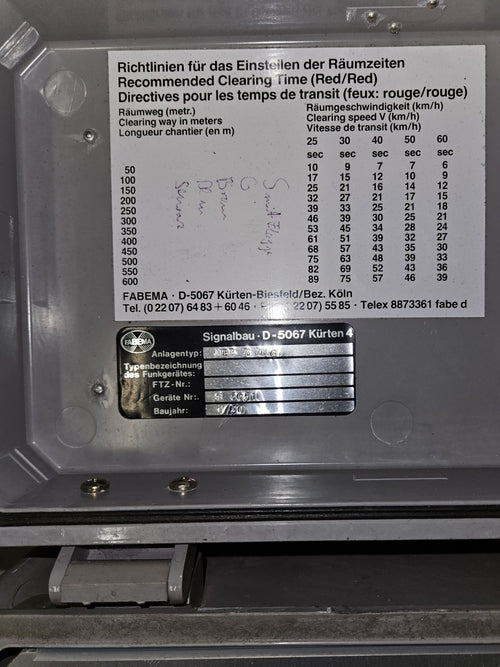 2 x FABEMA Ampelsteuerung Signalbau Kürten, MBK 1 DIG, voll Funktionsfähig!!