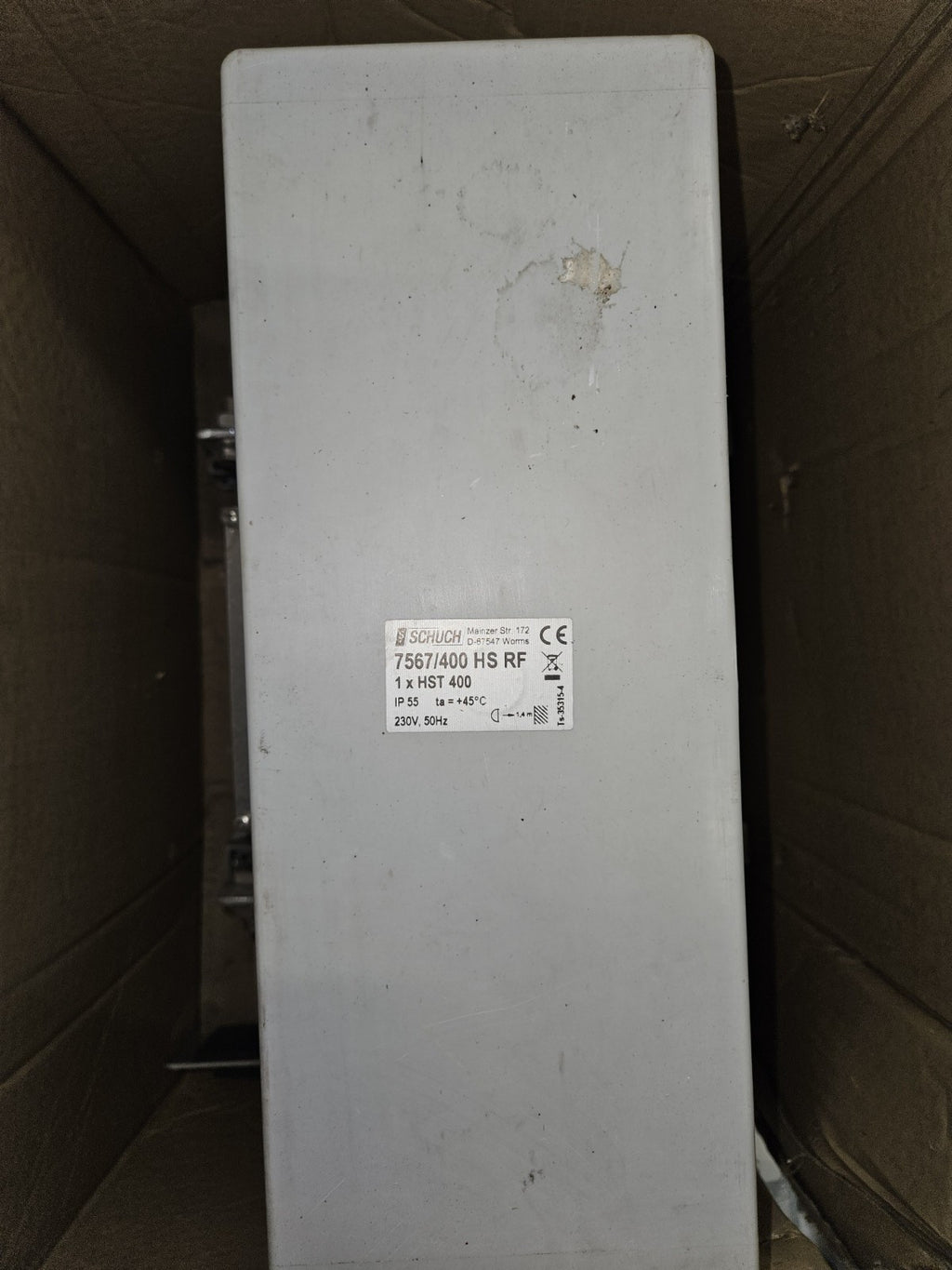 Schuch Licht Sonder Scheinwerfer, HALLENSTRAHLER 7587/400 HS H45 k RF neu/ovp
