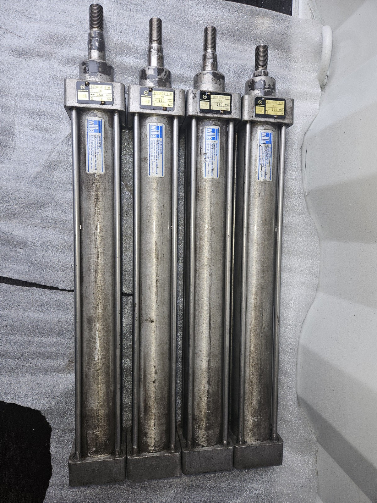 Martonair RM/8050 R/M Pneumatic Cylinder 16bar Hub 350mm, Durchmesser 50mm Used